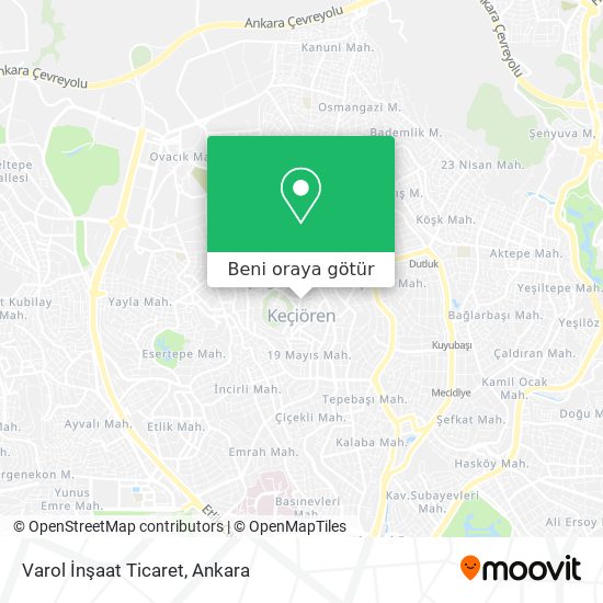 Varol İnşaat Ticaret harita