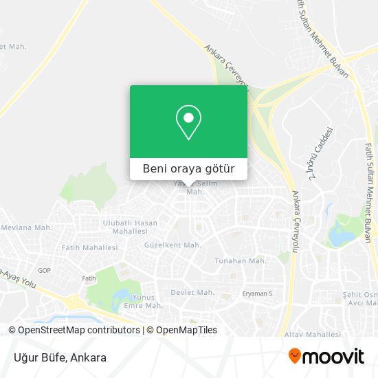 Uğur Büfe harita