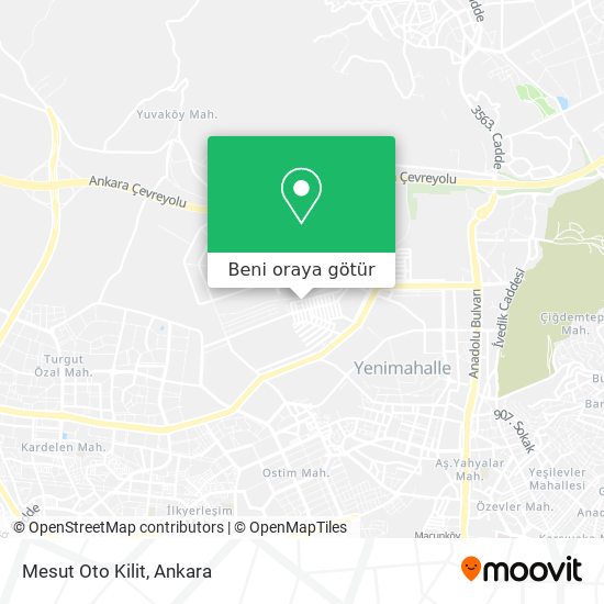Mesut Oto Kilit harita