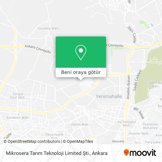 Mikrosera Tarım Teknoloji Limited Şti. harita