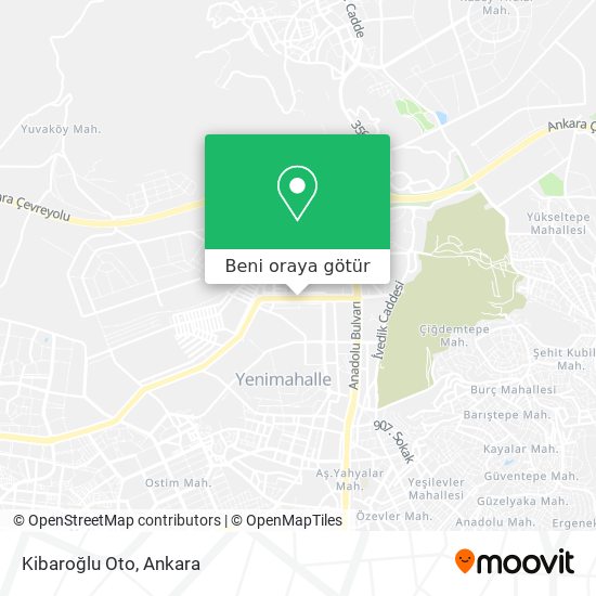 Kibaroğlu Oto harita