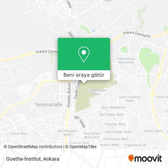 Goethe-İnstitut harita
