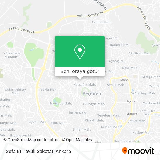 Sefa Et Tavuk Sakatat harita