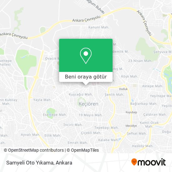 Samyeli Oto Yıkama harita
