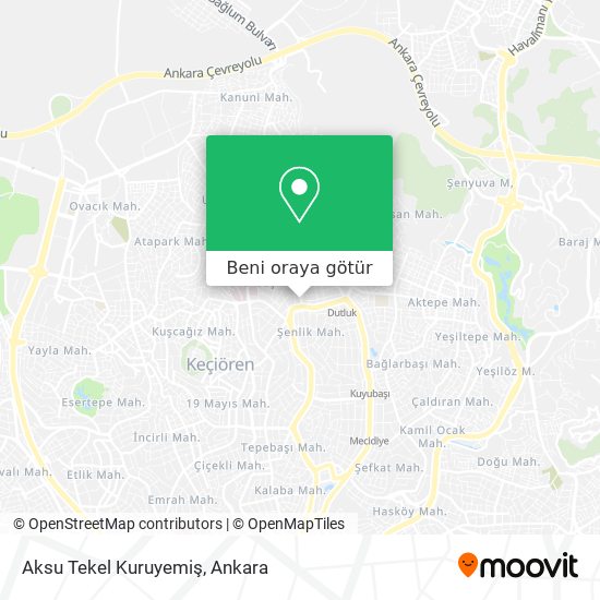 Aksu Tekel Kuruyemiş harita