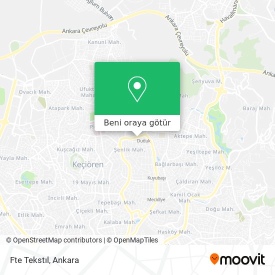 Fte Tekstıl harita