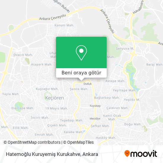 Hatemoğlu Kuruyemiş Kurukahve harita