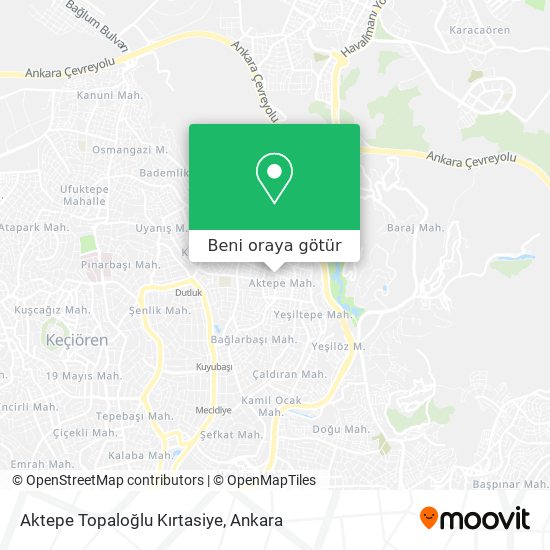 Aktepe Topaloğlu Kırtasiye harita