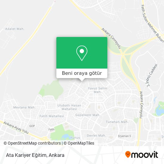 Ata Kariyer Eğitim harita