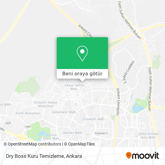 Dry Boss Kuru Temizleme harita