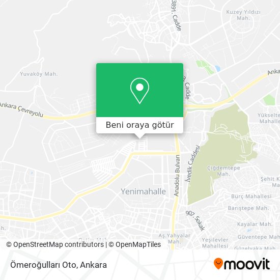 Ömeroğulları Oto harita