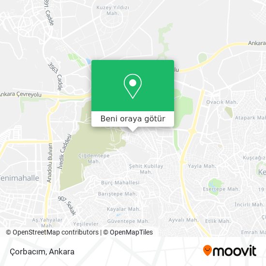 Çorbacım harita