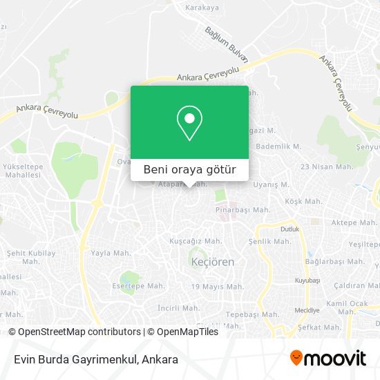 Evin Burda Gayrimenkul harita
