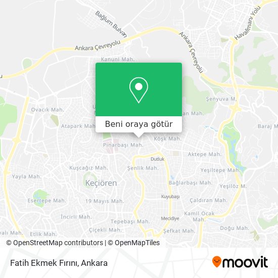 Fatih Ekmek Fırını harita