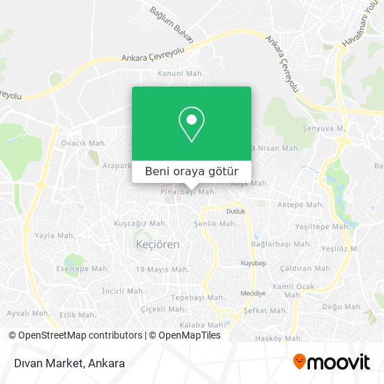 Dıvan Market harita