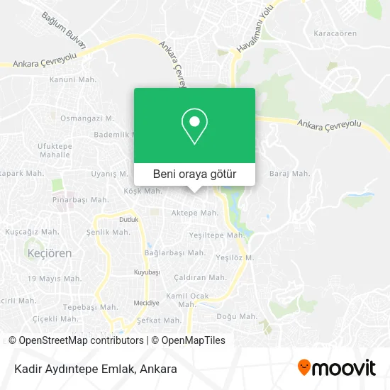 Kadir Aydıntepe Emlak harita