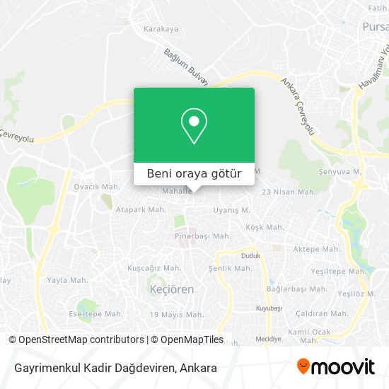 Gayrimenkul Kadir Dağdeviren harita