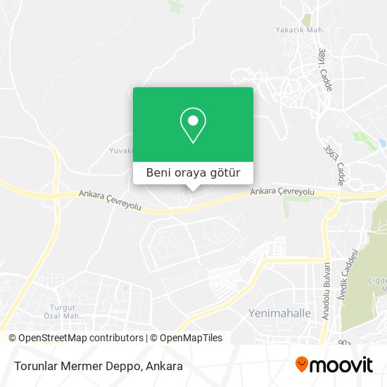 Torunlar Mermer Deppo harita