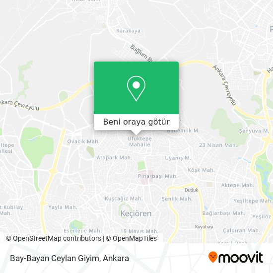 Bay-Bayan Ceylan Giyim harita