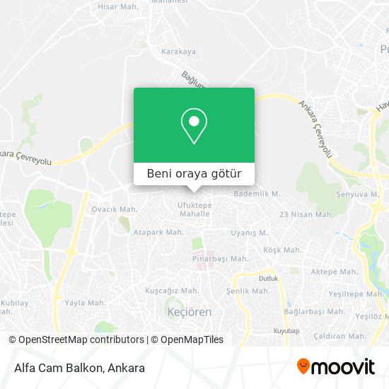 Alfa Cam Balkon harita