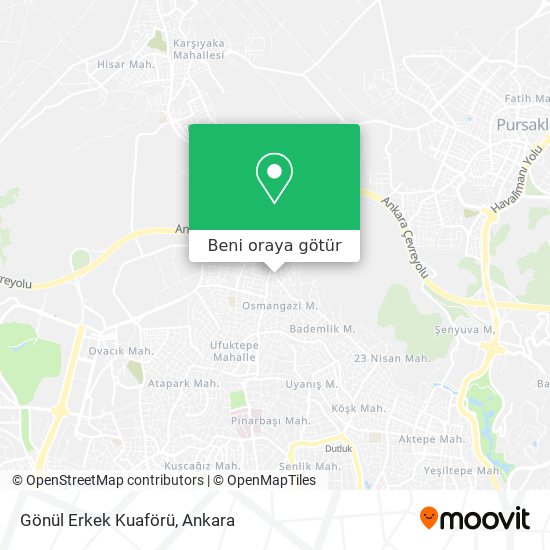 Gönül Erkek Kuaförü harita