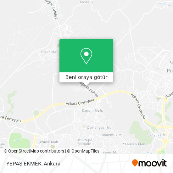 YEPAŞ EKMEK harita