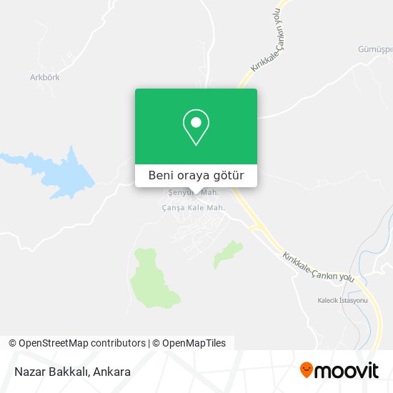 Nazar Bakkalı harita