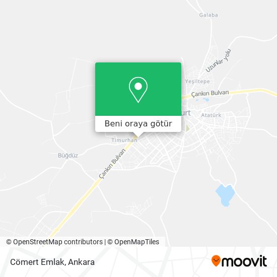 Cömert Emlak harita