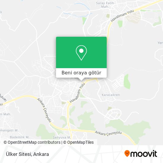 Ülker Sitesi harita