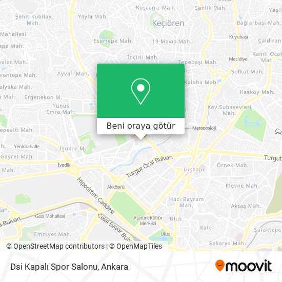 Dsi Kapalı Spor Salonu harita