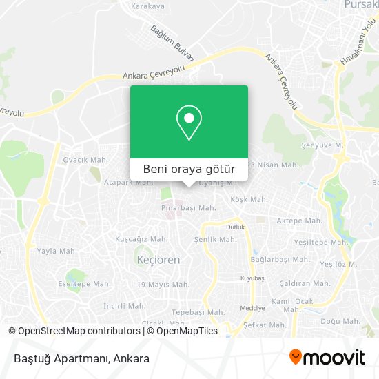 Baştuğ Apartmanı harita