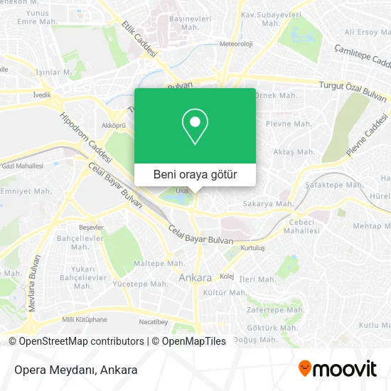 Opera Meydanı harita