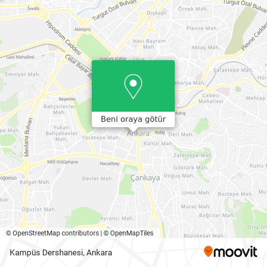 Kampüs Dershanesi harita