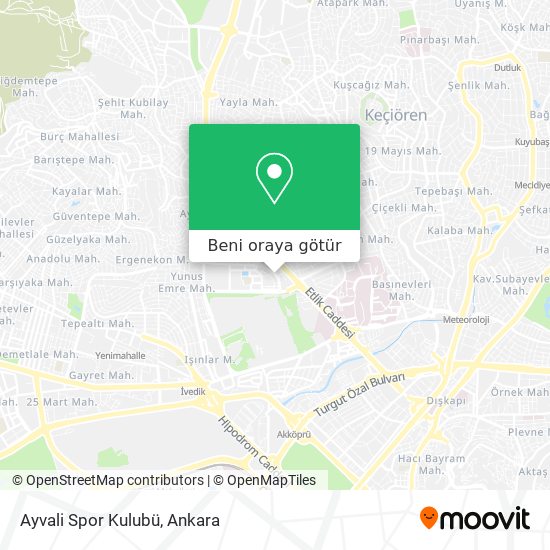 Ayvali Spor Kulubü harita