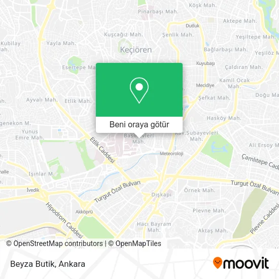 Beyza Butik harita