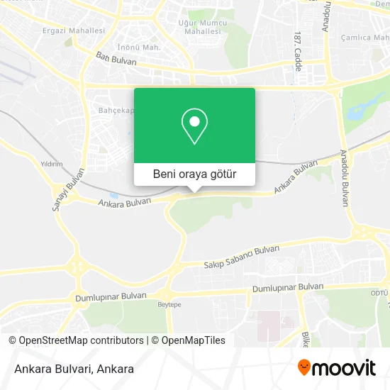 Ankara Bulvari harita