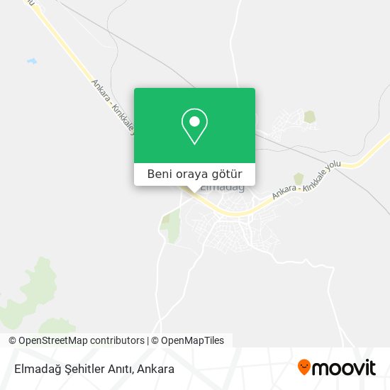 Elmadağ Şehitler Anıtı harita