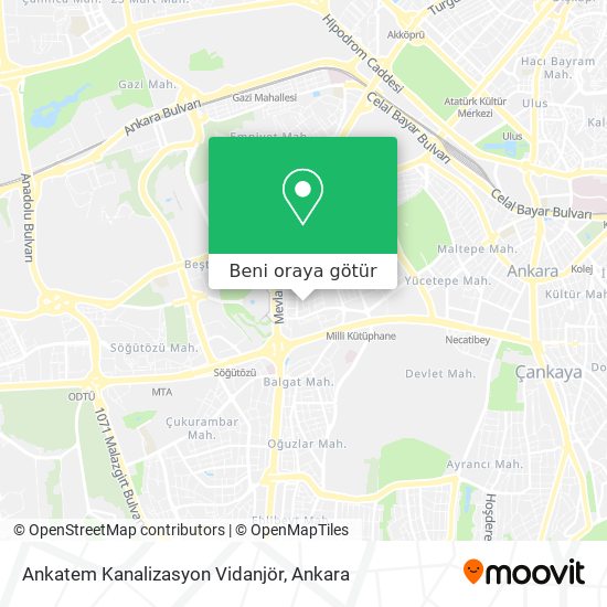 Ankatem Kanalizasyon Vidanjör harita