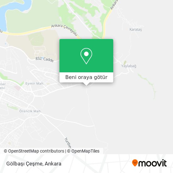 Gölbaşı Çeşme harita