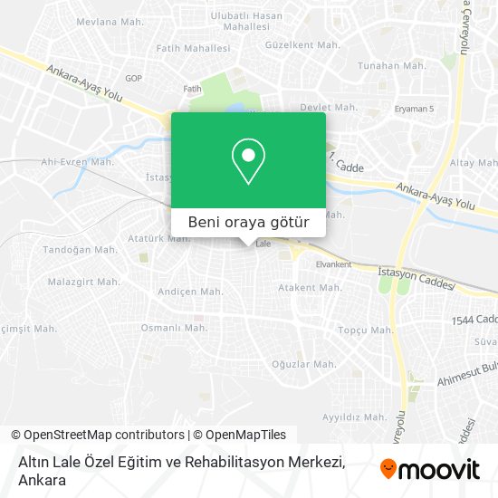 Altın Lale Özel Eğitim ve Rehabilitasyon Merkezi harita