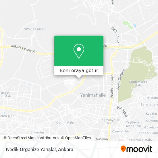 İvedik Organize Yarışlar harita