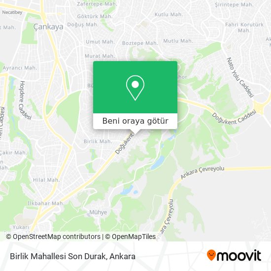 Birlik Mahallesi Son Durak harita