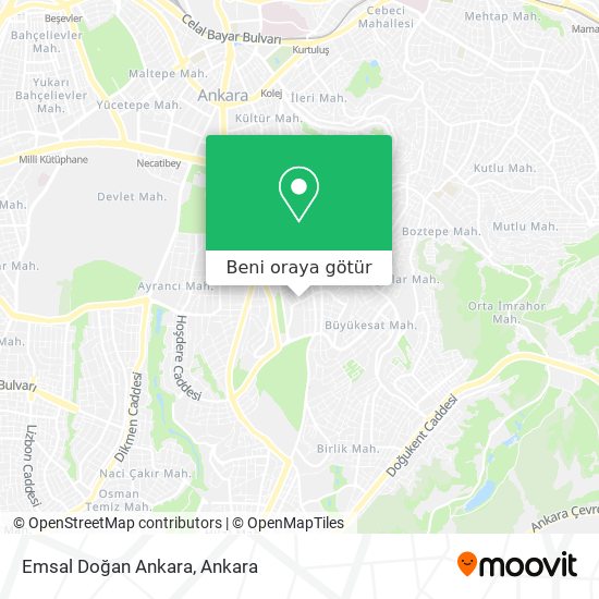 Emsal Doğan Ankara harita