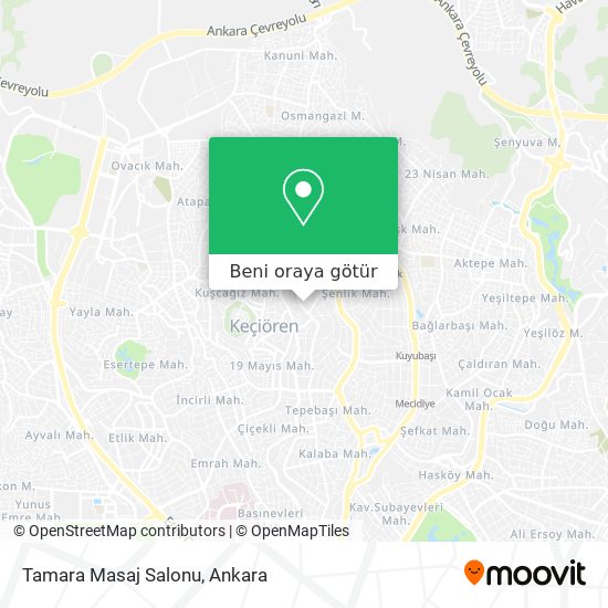 Tamara Masaj Salonu harita