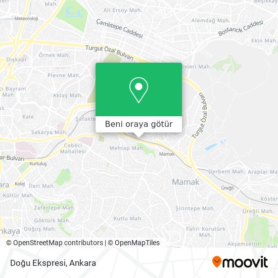 Doğu Ekspresi harita