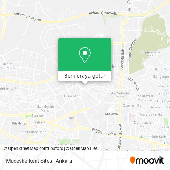 Mücevherkent Sitesi harita
