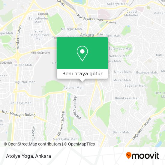 Atölye Yoga harita