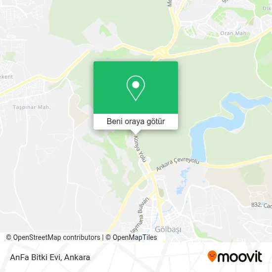AnFa Bitki Evi harita