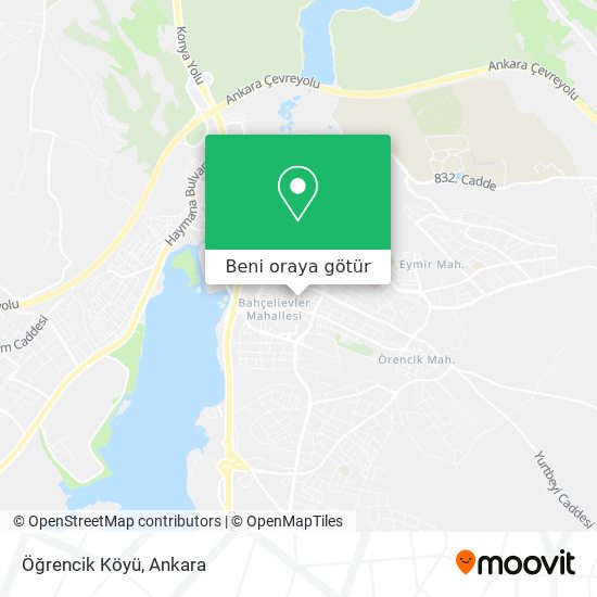 Öğrencik Köyü harita