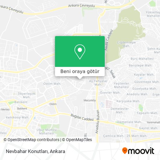 Nevbahar Konutları harita